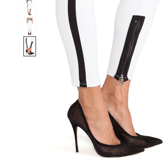 Hudson Chelsea Retreat Colorblock Super Skinny Jeans Size 30 - Picture 4 of 13